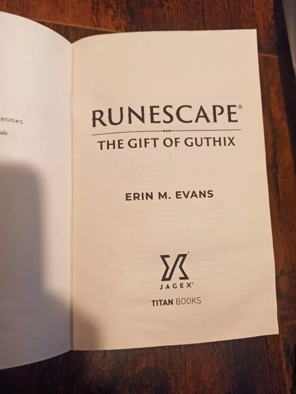 Runescape the gift of guthix - Erin M. Evans, knyga 4