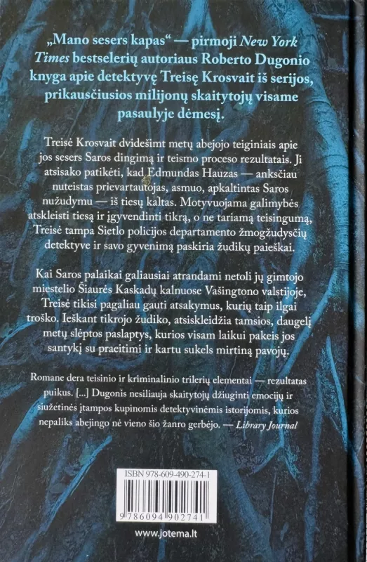 Mano sesers kapas - Robert Dugoni, knyga 3