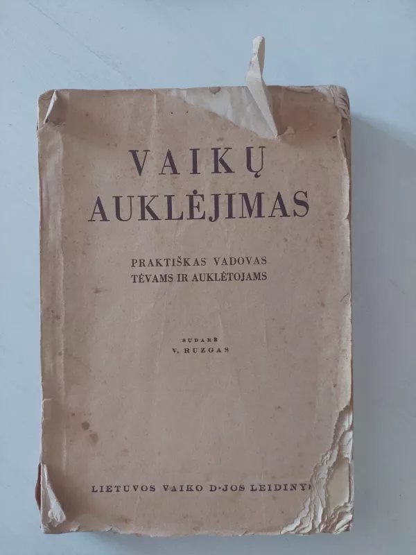 Vaikų auklėjimas - V. Ruzgas, knyga 2