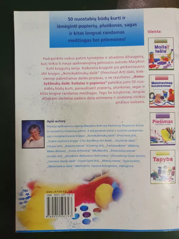 Koliažas ir popierius - MaryAnn Kohl, knyga 4