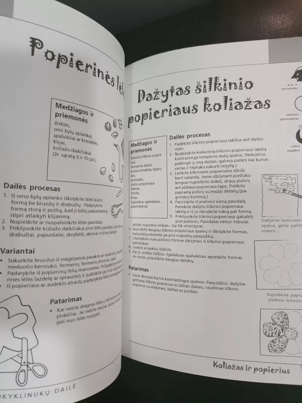 Koliažas ir popierius - MaryAnn Kohl, knyga 5