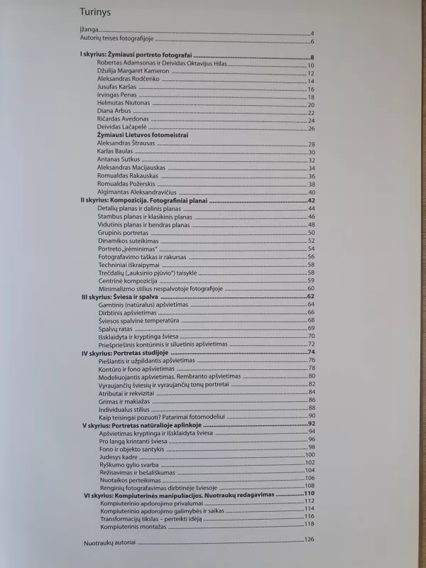 Kūrybinė fotografija. Portreto raida. Autorių teisės - Tatjana Kuzmina, Jonas  Kuzminas, knyga 5