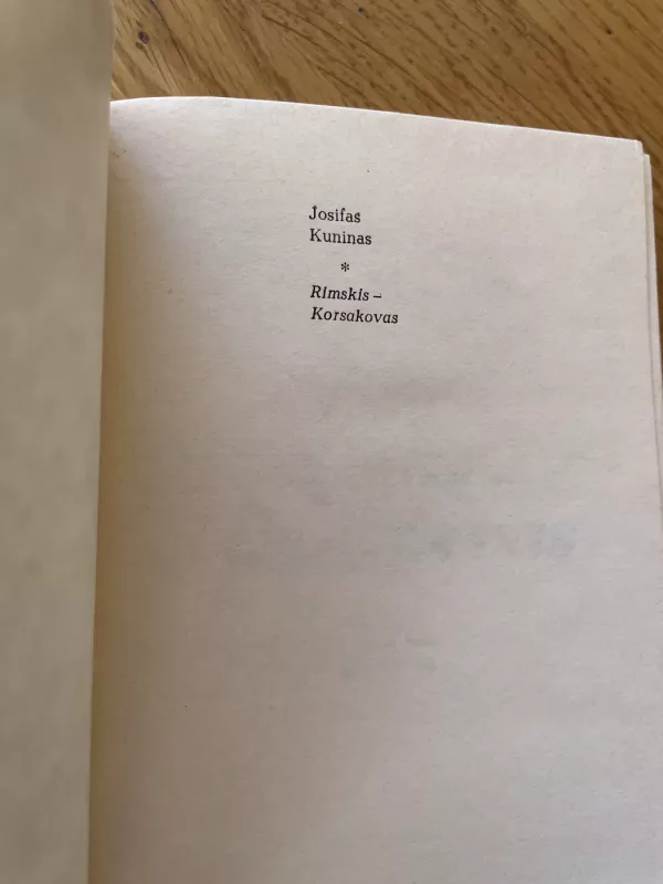 Rimskis Korsakovas - Josifas Kuninas, knyga 3