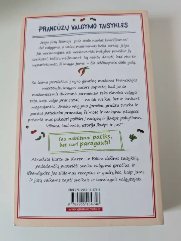 Prancūzų vaikai valgo viską - Karen Billon, knyga 3