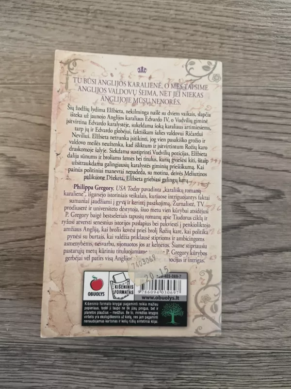 Baltoji Karalienė - Philippa Gregory, knyga 4