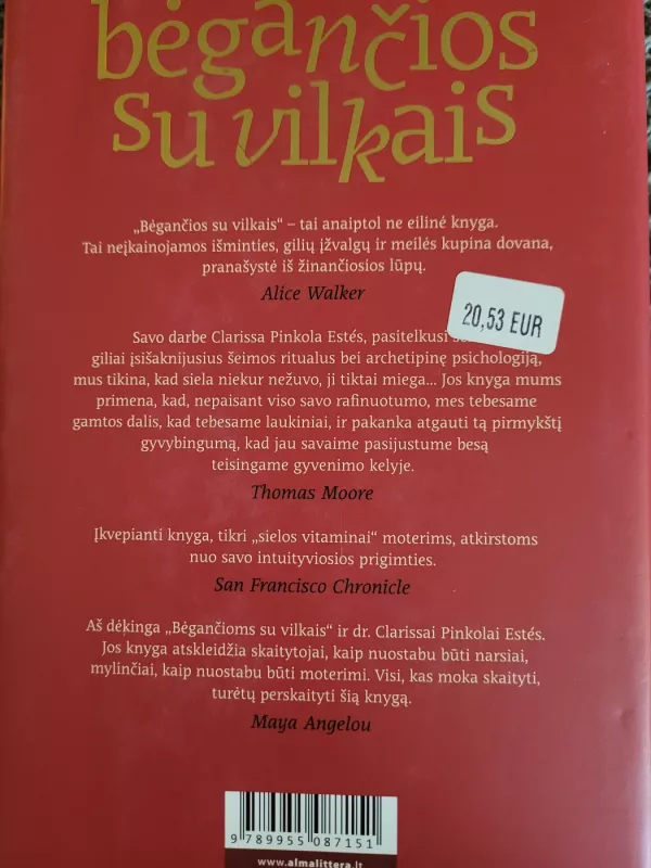 Bėgančios su vilkais - Clarissa Pinkola Estes, knyga 3