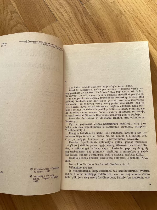 Snaudė naktį aukso debesėlis - Anatolijus Pristavkinas, knyga 4