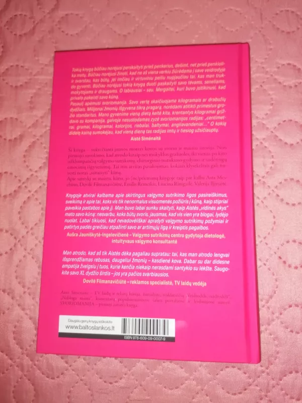 Svorio manija. Mano kelionė iki 100 kg ir atgal - Aistė Simėnaitė, knyga 3