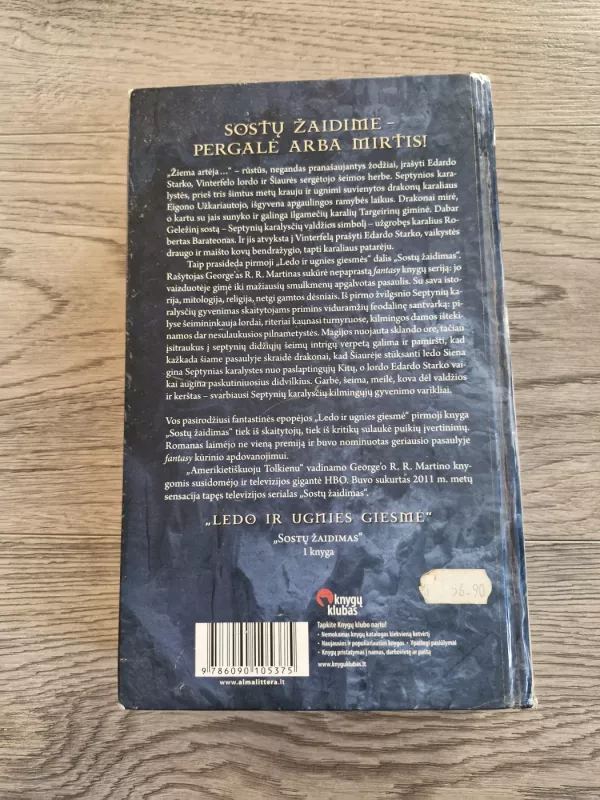 Sostų žaidimas - George R. R. Martin, knyga 3