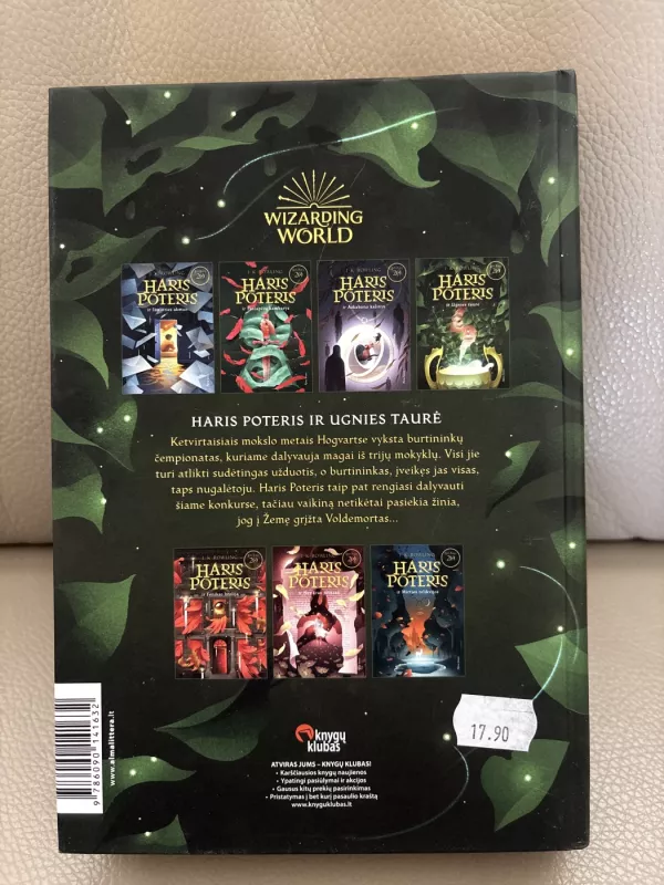 Haris Poteris ir Ugnies taurė - J.K. Rowling, knyga 3