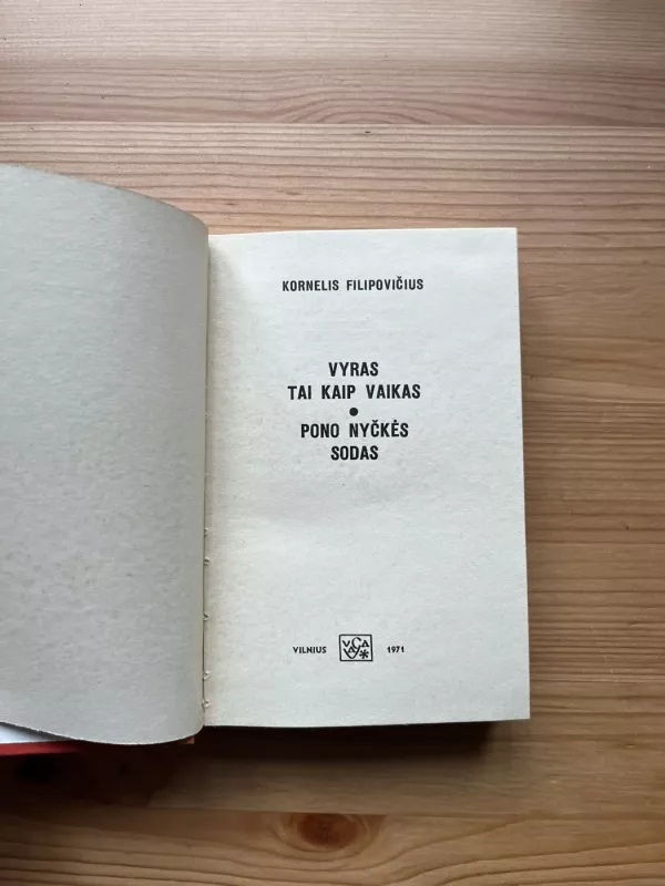 Vyras tai kaip vaikas - Kornelis Filipovičius, knyga 3