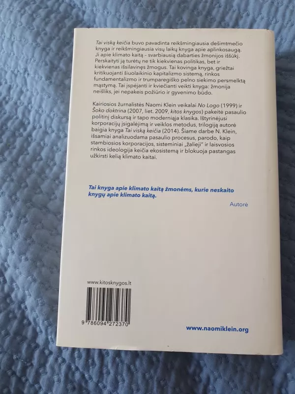 Tai viską keičia - Naomi Klein, knyga 5