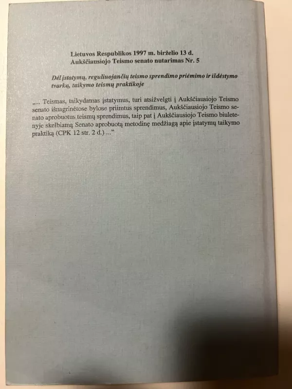 Lietuvos Respublikos civilinio proceso kodekso normų taikymas teismų praktikoje - G. Lukošiūnas, knyga 3
