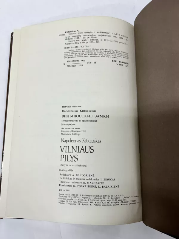 Vilniaus pilys - Napoleonas Kitkauskas, knyga 4