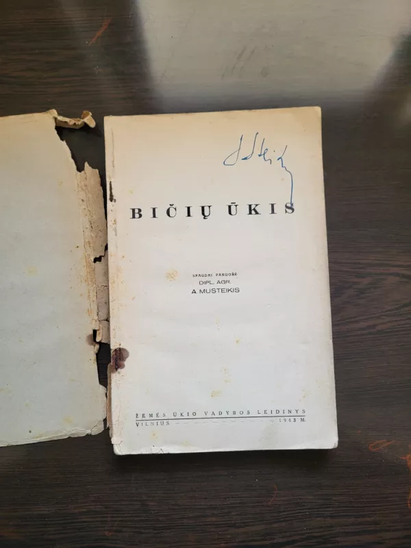 Bičių ūkis - A.Musteikis, knyga 3