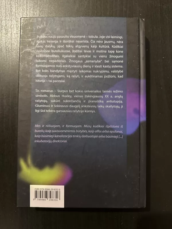 PUIKUS NAUJAS PASAULIS - Aldous Huxley, knyga 3