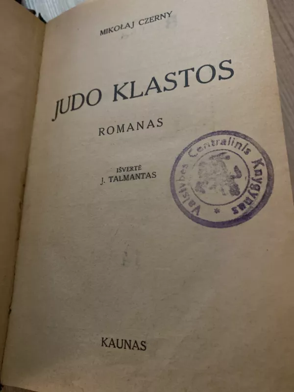 Judo klastos - Peter Czerny, knyga 3