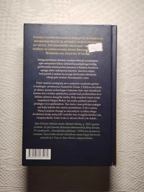 Stounhendžo palikimas - Sam Christer, knyga 3