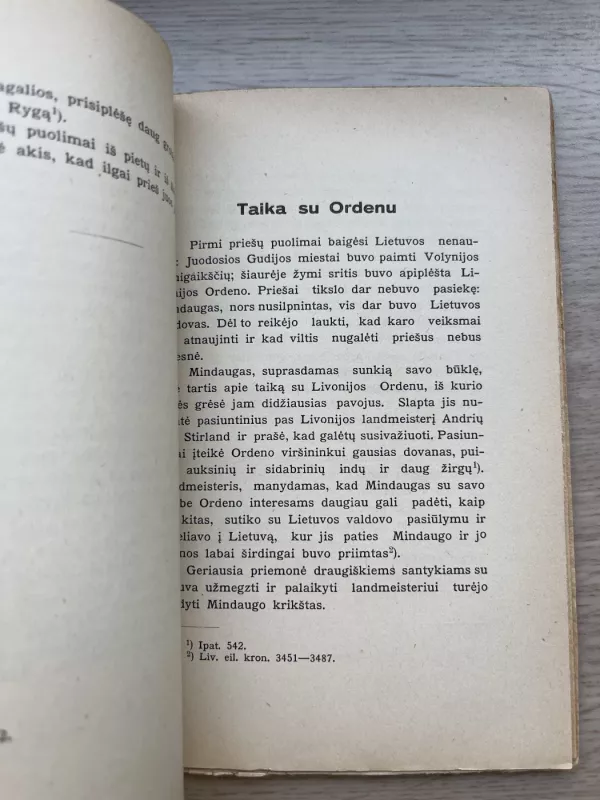 Mindaugas, Lietuvos karalius - Jonas Totoraitis, knyga 6