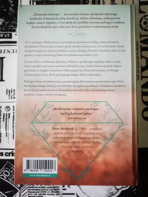 Deimantų ieškotojai - Fiona McIntosh, knyga 3