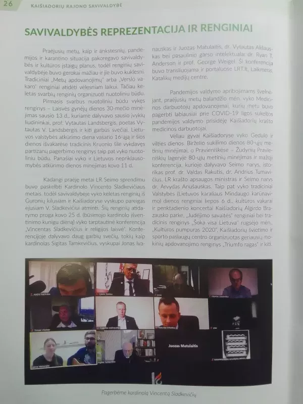 Kaišiadorių rajono savivaldybės veiklos ataskaita 2021 - Kaišiadorių rajono savivaldybė, knyga 5