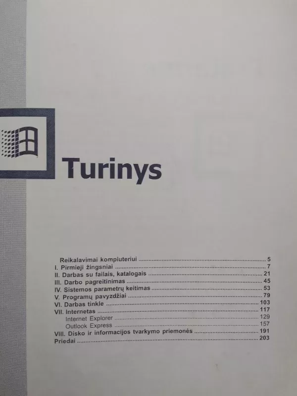 Microsoft Windows Me - B. Leonavičienė, knyga 3