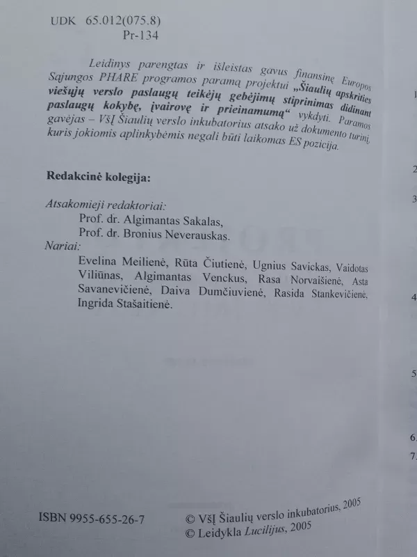 Projektų rengimas ir valdymas SVV įmonėse - Autorių Kolektyvas, knyga 4