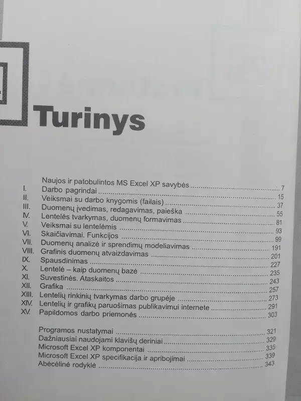 Microsoft Excel XP - Birutė Leonavičienė, knyga 3