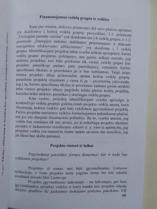 Projektų rengimas ir valdymas SVV įmonėse - Autorių Kolektyvas, knyga 6