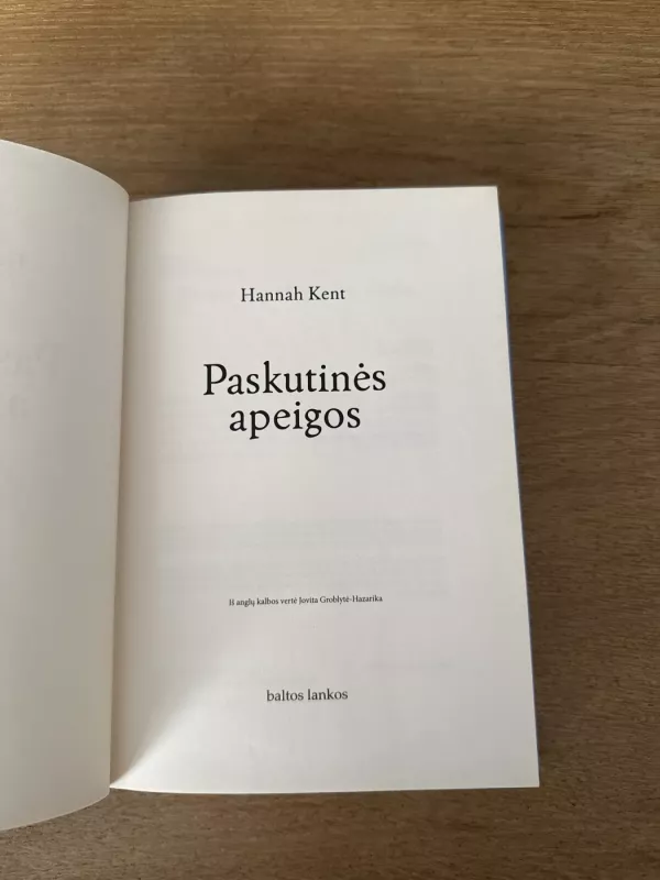 Paskutinės apeigos - Hannah Kent, knyga 3