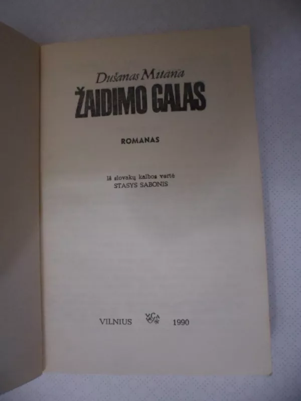 Žaidimo galas - Dušanas Mitana, knyga 3