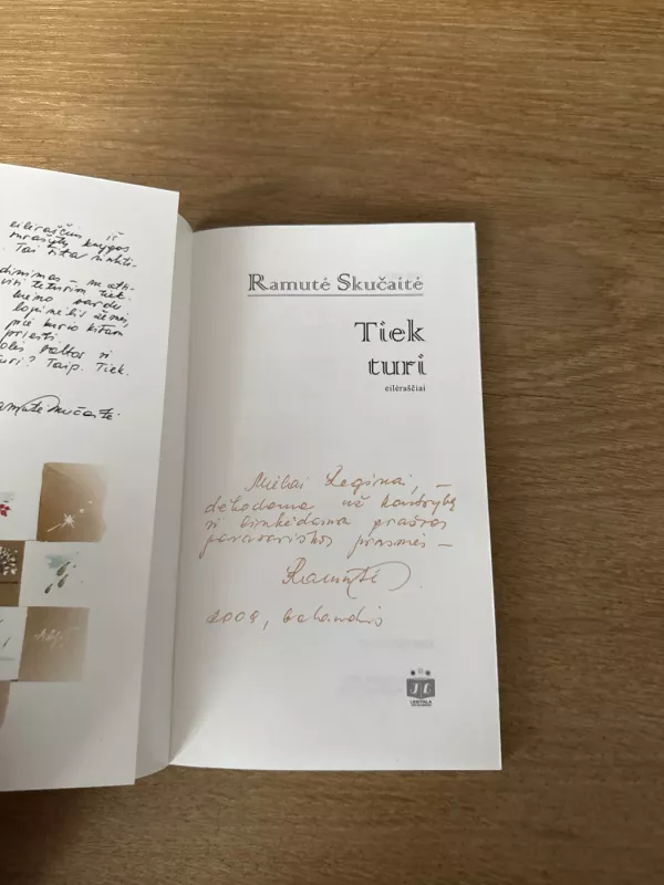 Tiek turi - Ramutė Skučaitė, knyga 3