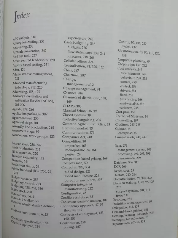 Business Administration - Terry Lucey, knyga 4