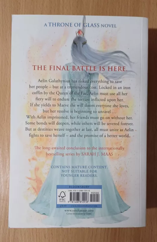 Kingdom of Ash - Sarah J. Maas, knyga 3