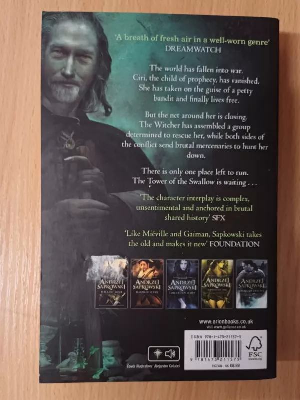 The Tower of the Swallow (Witcher 4) - Andrzej Sapkowski, knyga 3