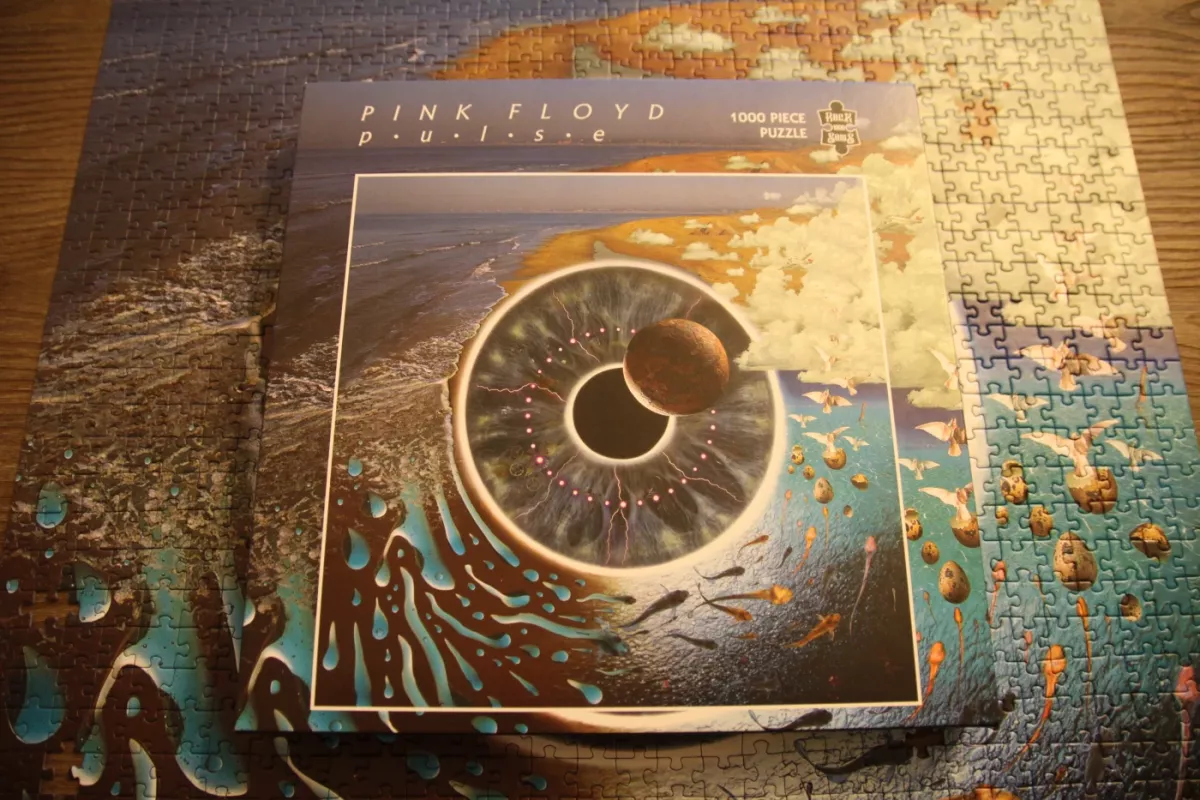 Rock Saws Pink Floyd -Pulse delionė (1000 dalių) - , stalo žaidimas 5