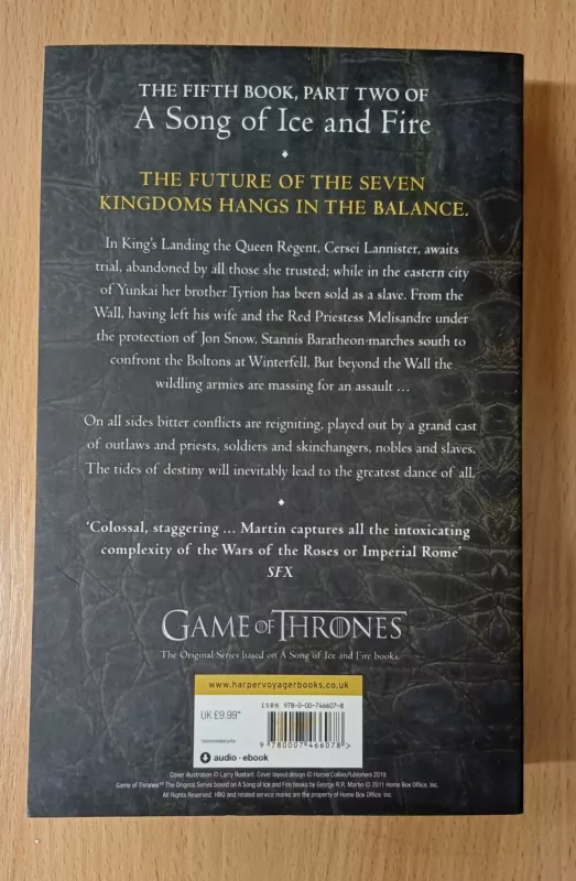 A Dance With Dragons (Part 2: After the Feast) - George R.R. Martin, knyga 3