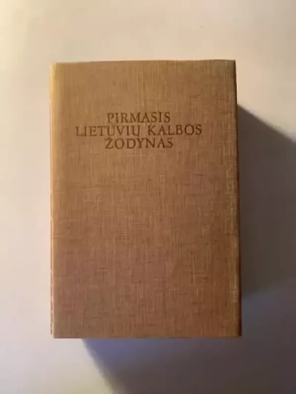 Pirmasis lietuvių kalbos žodynas - Konstantinas Sirvydas, knyga 3
