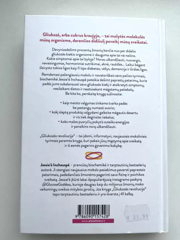 Gliukozės revoliucija. Gyvenimą keičianti cukraus kiekio kraujyje subalansavimo galia - Jessie Inchauspe, knyga 3