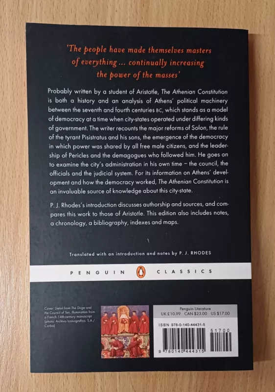 The Athenian Constitution -  Aristotle, knyga 3