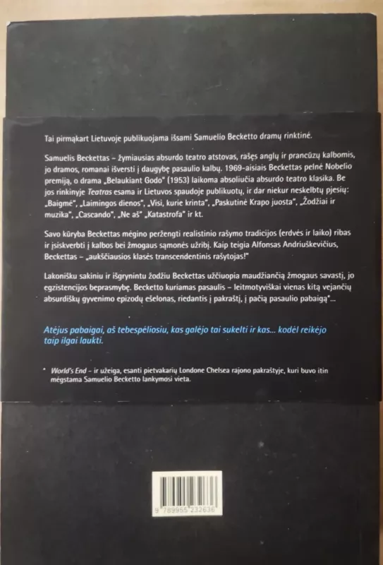 Teatras - Samuel Beckett, knyga 4