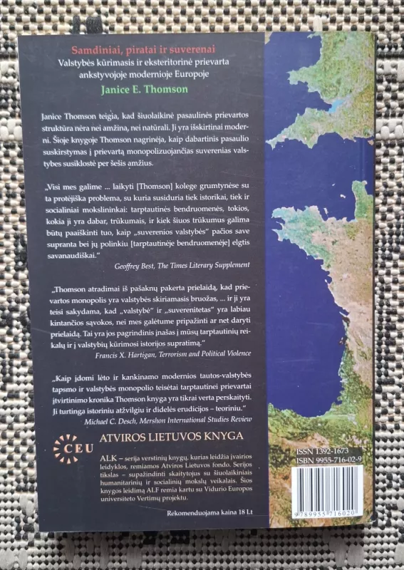 Samdiniai, piratai ir suverenai - Janice E. Thomson, knyga 3