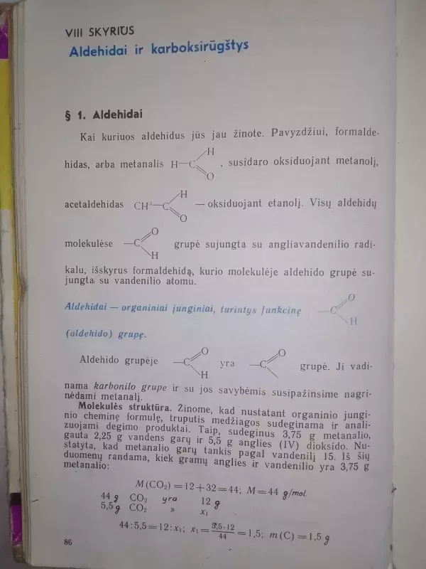 Organinė chemija 11 - G. Rudzytis, F.  Feldmanas, knyga 5