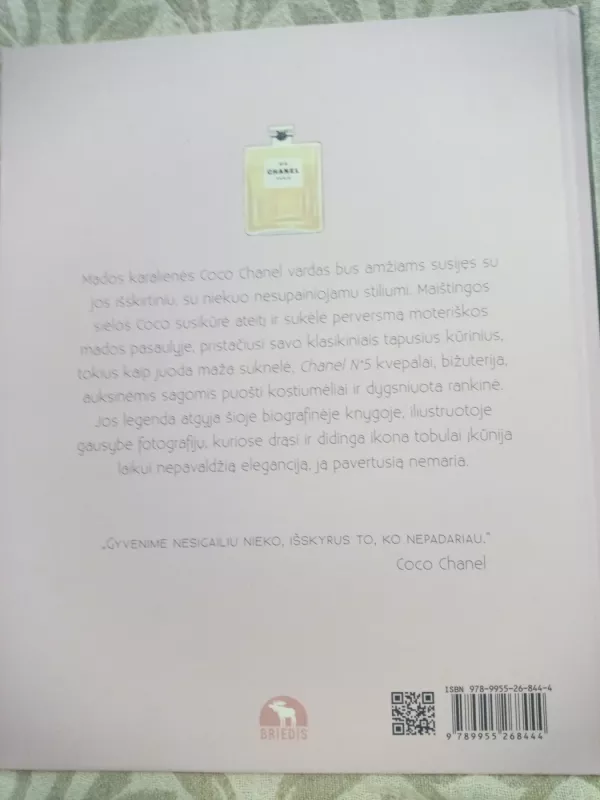 COCO CHANEL MOTERIS, SUKĖLUSI PERVERSMĄ - Chiara Pasqualetti Johnson, knyga 3