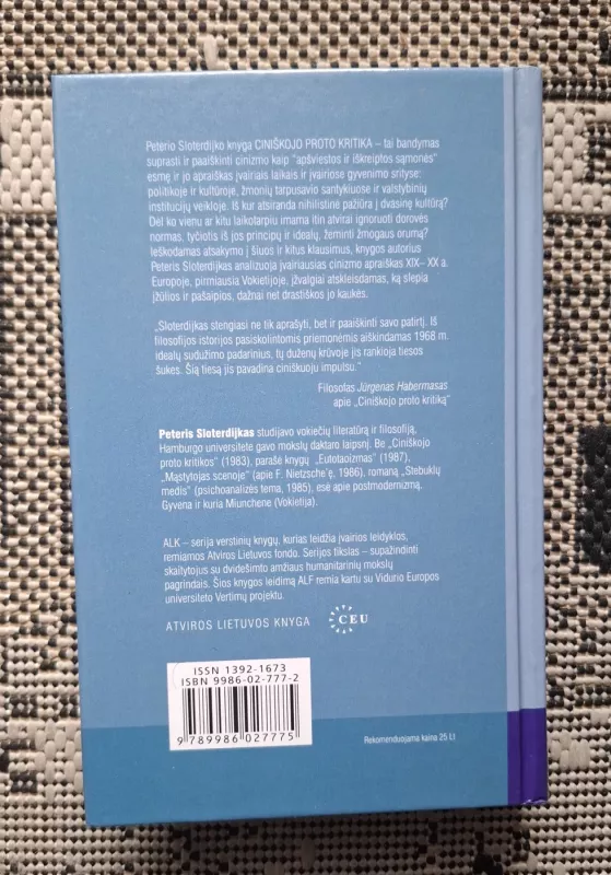 Ciniškojo proto kritika - Peter Sloterdijk, knyga 3