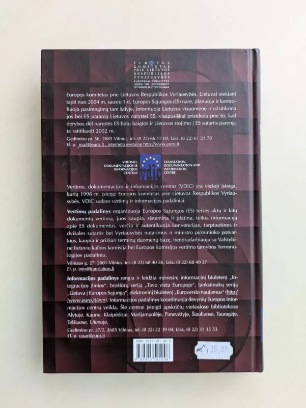 Europos sąjunga, enciklopedinis žinynas - Gediminas Vitkus, knyga 3