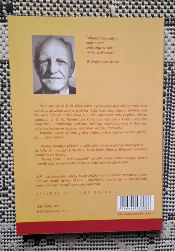 Vaikas, šeima ir išorinis pasaulis - Donald Woods Winnicott, knyga 3