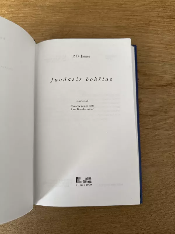 Juodasis bokštas - P. D. James, knyga 3