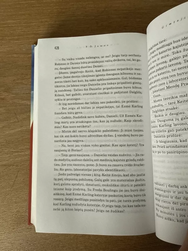 Gimtoji nuodėmė - P. D. James, knyga 5