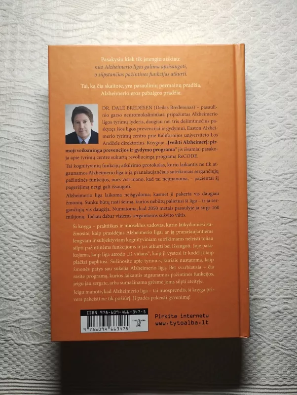 Įveikti Alzheimerį - Autorių Kolektyvas, knyga 3